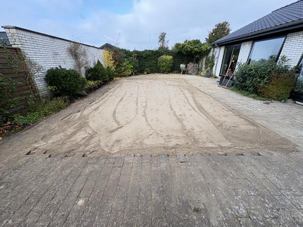 Omlægning af fliseterrasse