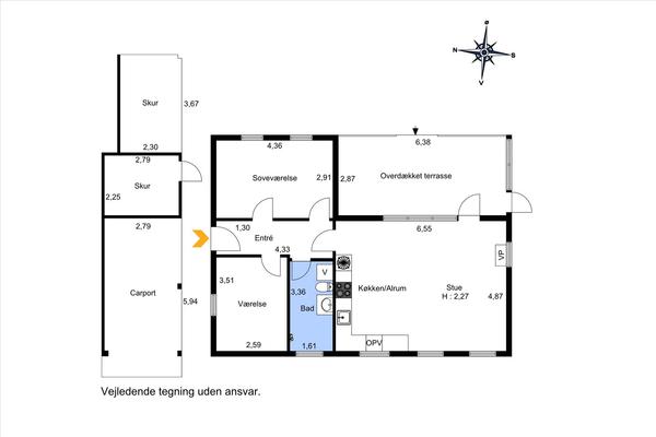 Renovering af bolig fra fritidshus til helårsbolig