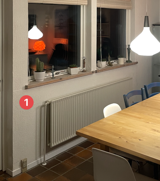Afmontering og genmontering af radiatorer