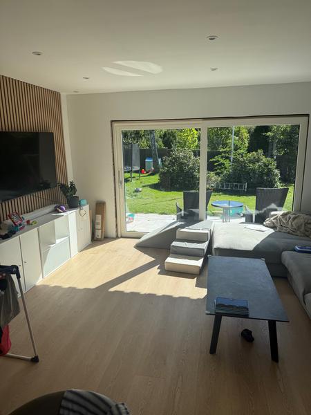 Tilbygning på hus