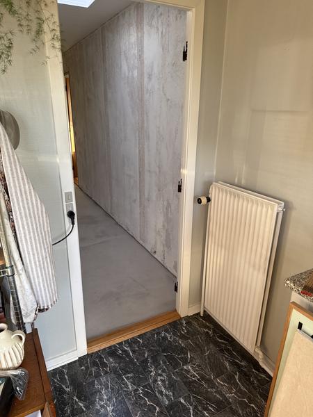Flytning af radiator i køkken