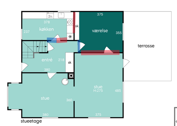 Udskiftning af køkken m.m