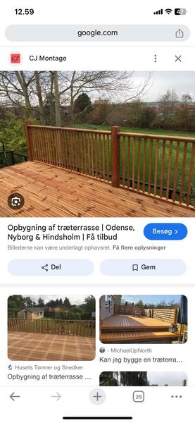 Udskiftning af træterrasse m.m.