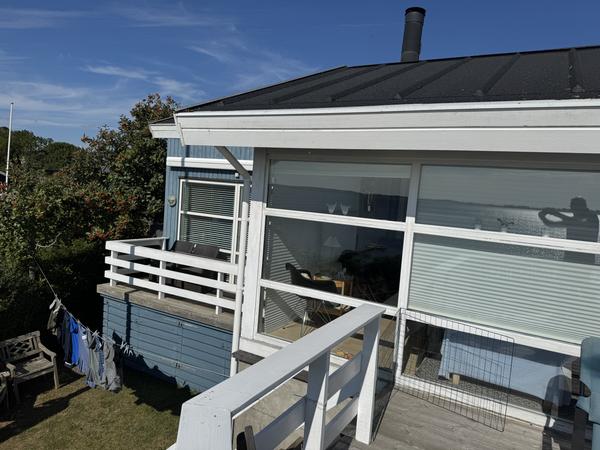 Maling af træfacade