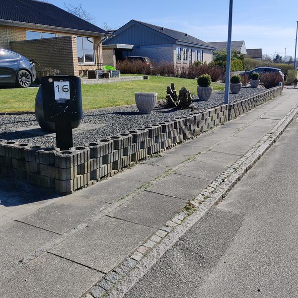 Udskiftning af støttemur