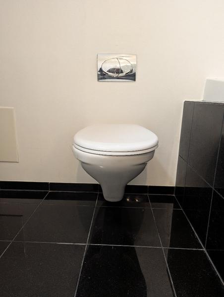 Udskiftning af væghængt toilet