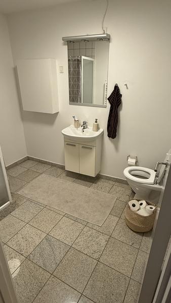 Mikrocement på badeværelse