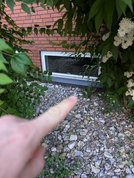 Udbedring af rusten faldstamme i bryggers