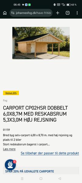 Opsætning af carport