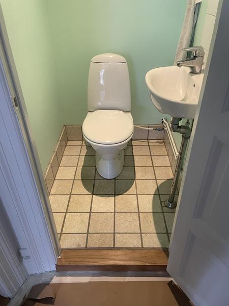 Microcement på badeværelse og toilet