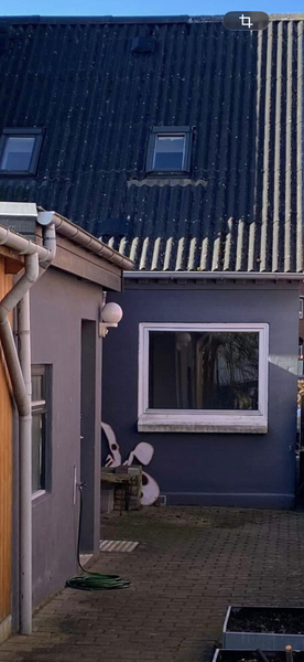 Sandblæsning af hus