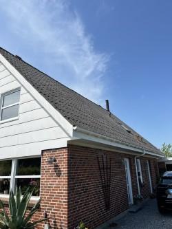 Afrensning og maling af eternitag