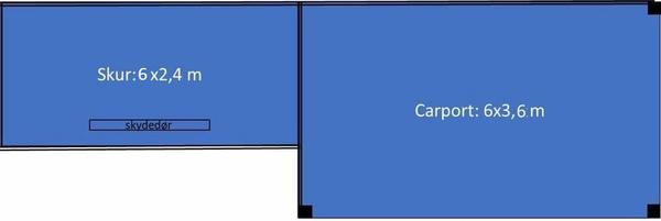 Opførelse af carport og skur