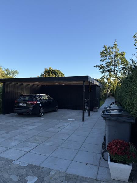 Etablering af carport og skur