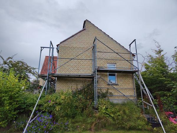 Fugning og pudsning af hus