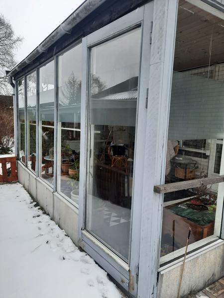 Renovering af udestue og opførsel af pergola