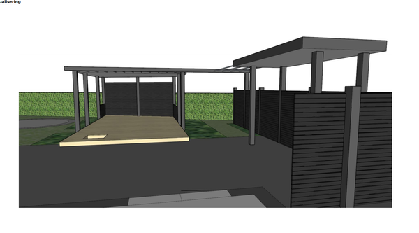 Etablering af overdækket terrasse