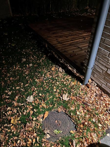 Tilslutning af nedløbsrør til kloak