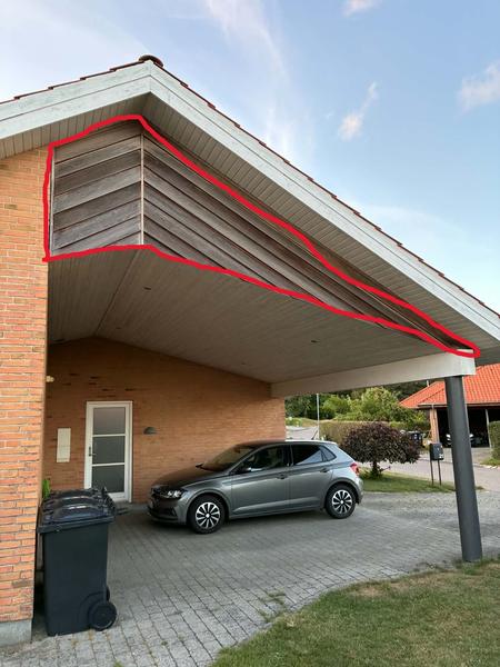 Behandling af udvendig træbeklædning
