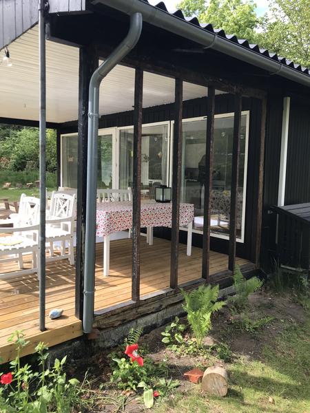 Udskiftning af stolper på terrasse