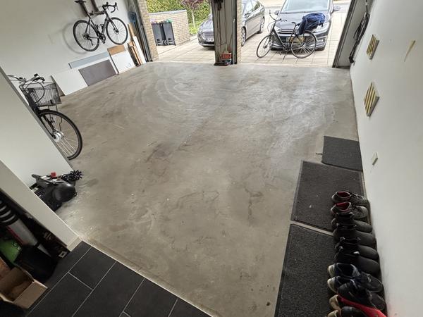 Epoxygulv i garage