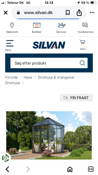 Flisebelægning til drivhus