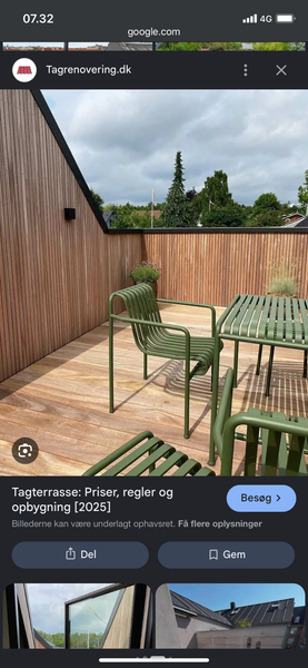 Terrassedæk i Thermowood