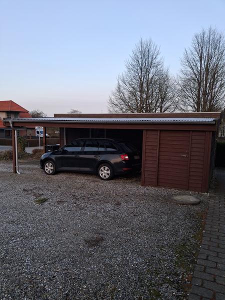 Udskiftning af trapezplader på carport