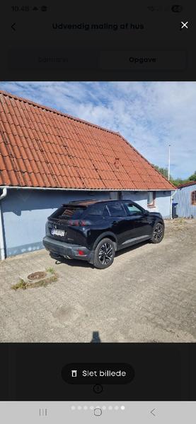 Armeringsnetpudsning af husets facade