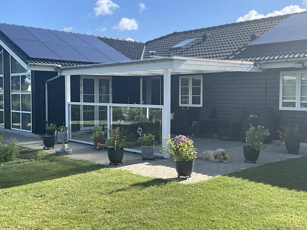 Nedtagning og ny overdækket terrasse