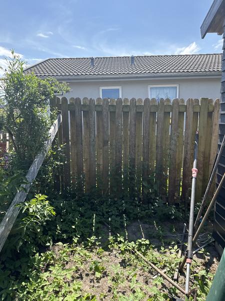 Udskiftning af hegn til komposit