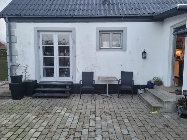 Sandblæsning af husfacade