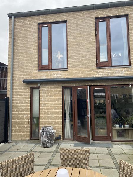 Hulmursisolering af rækkehus