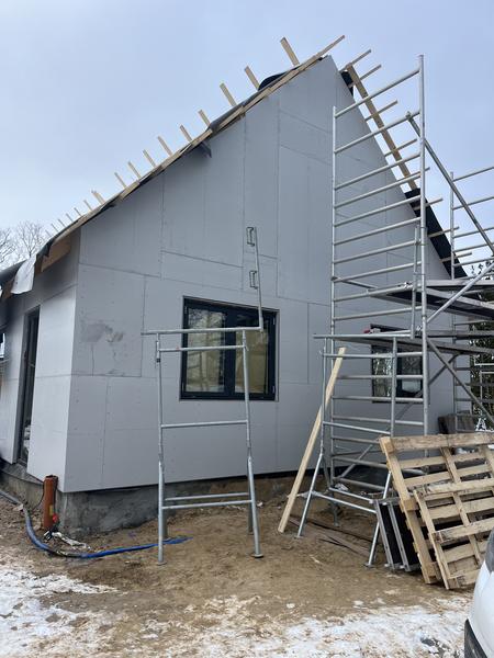 Netpudsning af facade