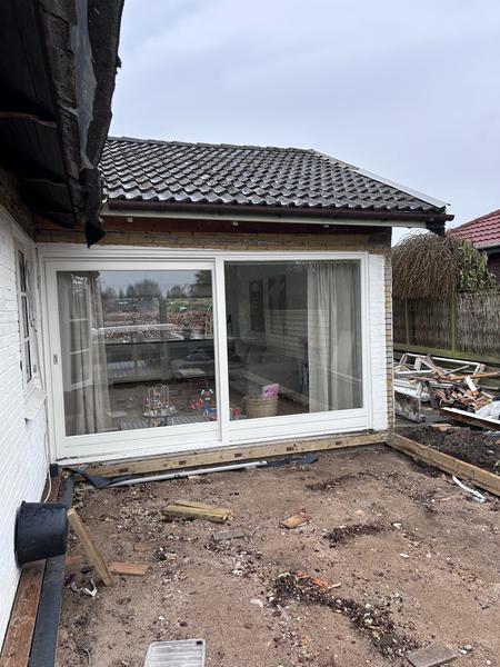 Sandblæsning af facade