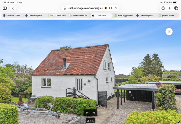 Rens og maling af asbesttag