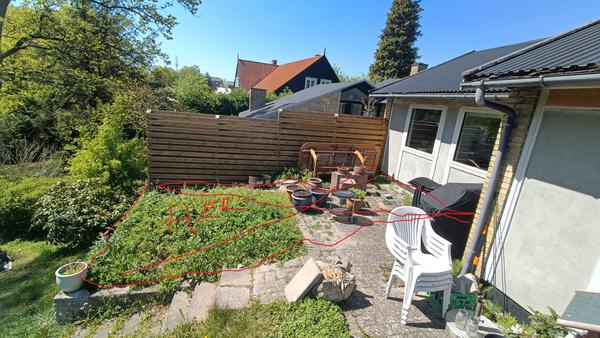 Etablering af træterrasse