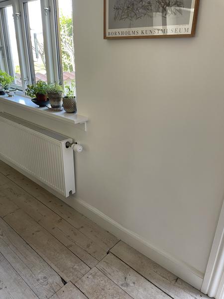 Flytning og udskiftning af radiator