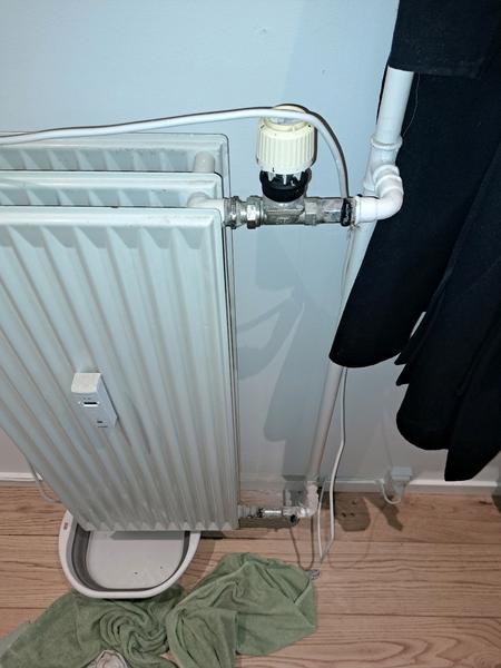 Installation af radiatorer med ventiler