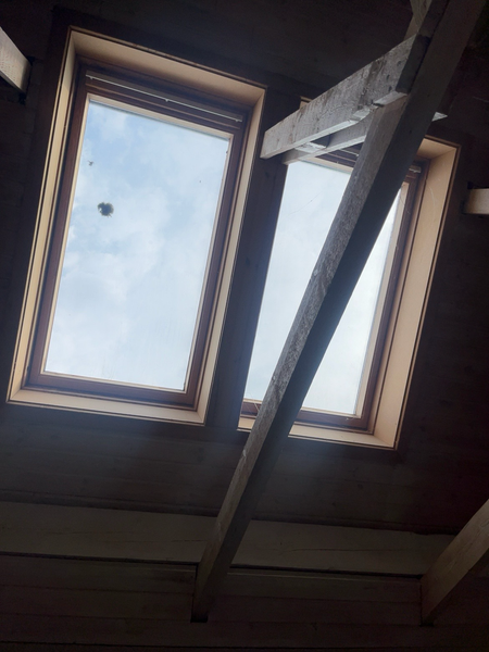 Ny forskalling til lyskasse og nye Velux vinduer
