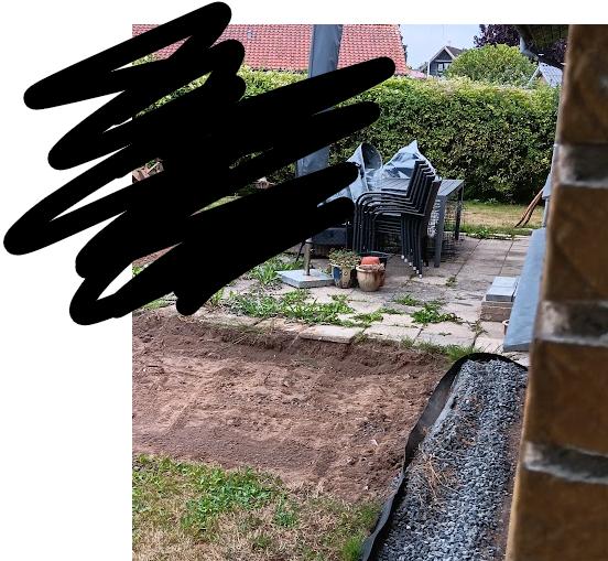 Anlægning af 2 terrasser