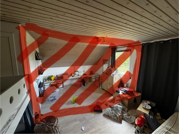 Opsætning af skillevæg