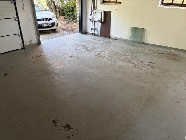 Renovering af garagegulv