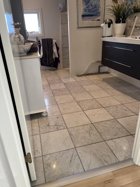 Renovering af badeværelse med microcement