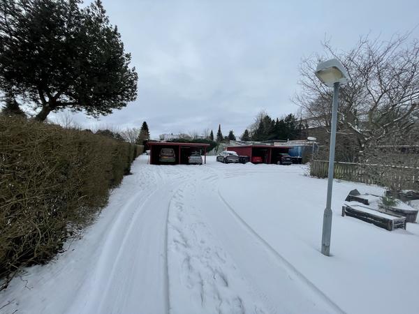 Nedgravning af faskine til skur
