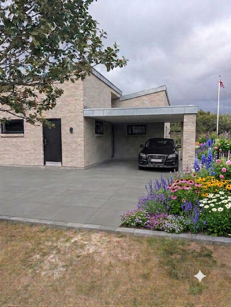 Etablering af carport med Troldtekt og zink