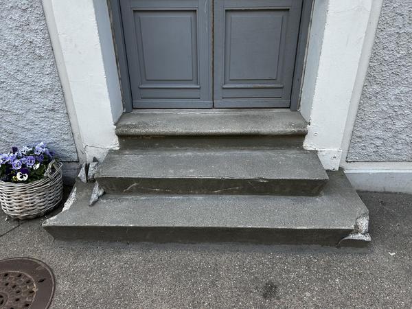 Opmuring af trappe