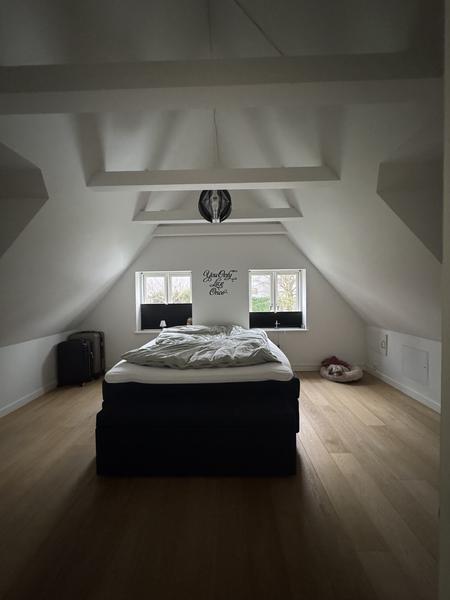 Maling af 1. sal i hus