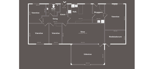 Ombygning og integrering af skur til rum