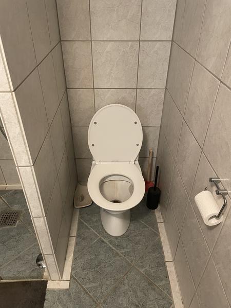 Udskiftning af gulvmonteret toilet